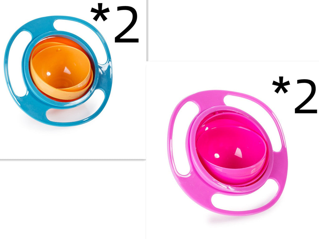 Drehfix Universal-Schüssel - 360 Grad drehbar, auslaufsicher und vielseitig einsetzbar, Spill-Proof