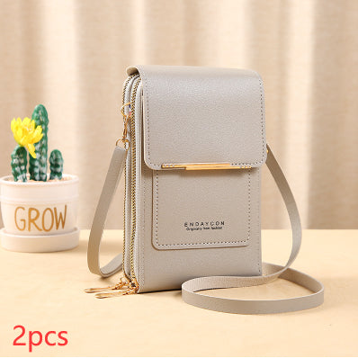 Damen Handtasche Handy Touchscreen
