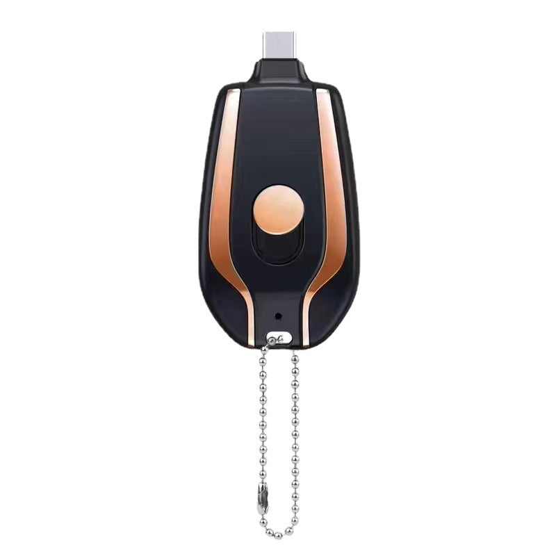 Mini Keychain Schlüsselanhänger Notfall Power Bank 1500mAh