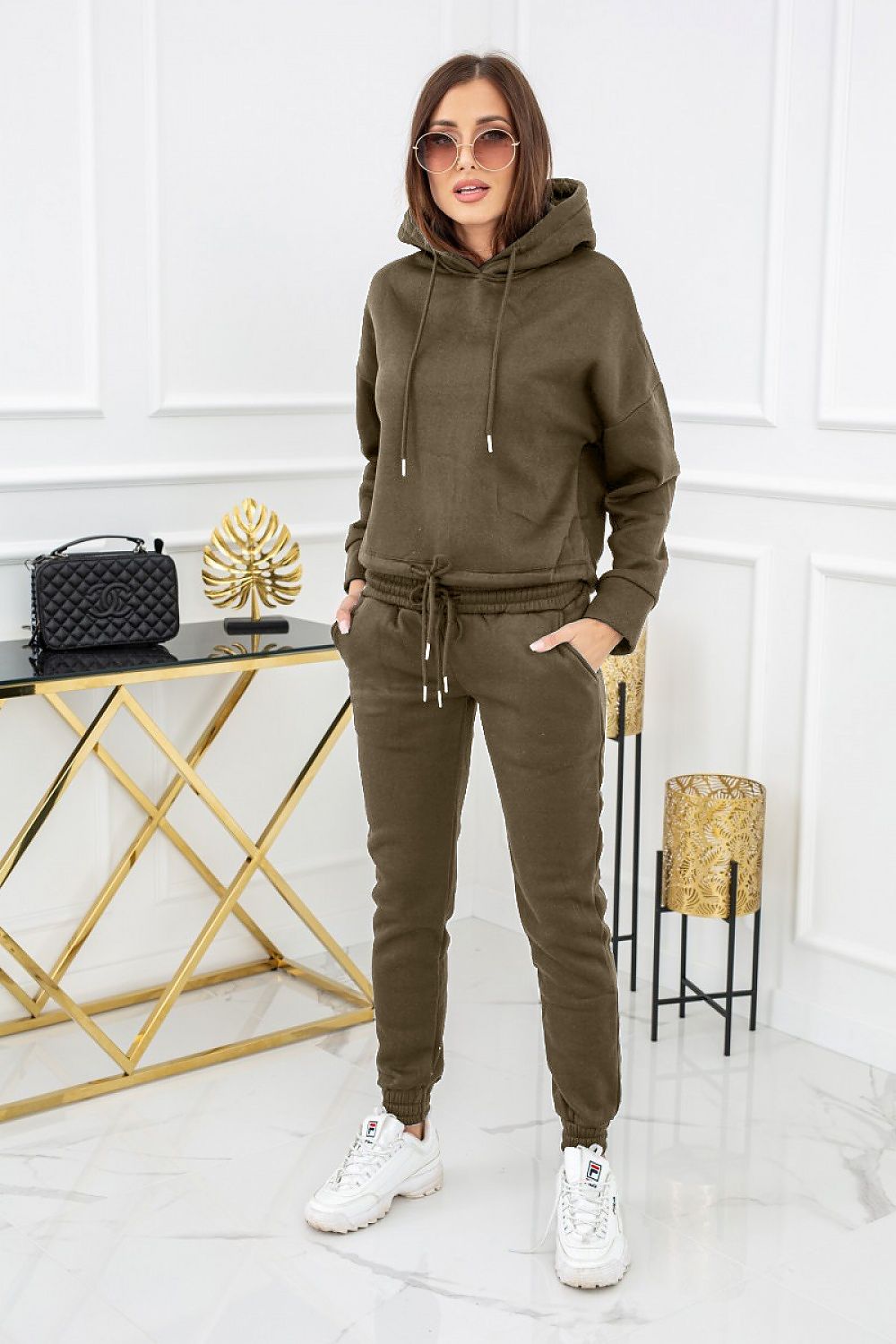 Damen Classic Kapuzen Anzug Set Vittoria Ventini