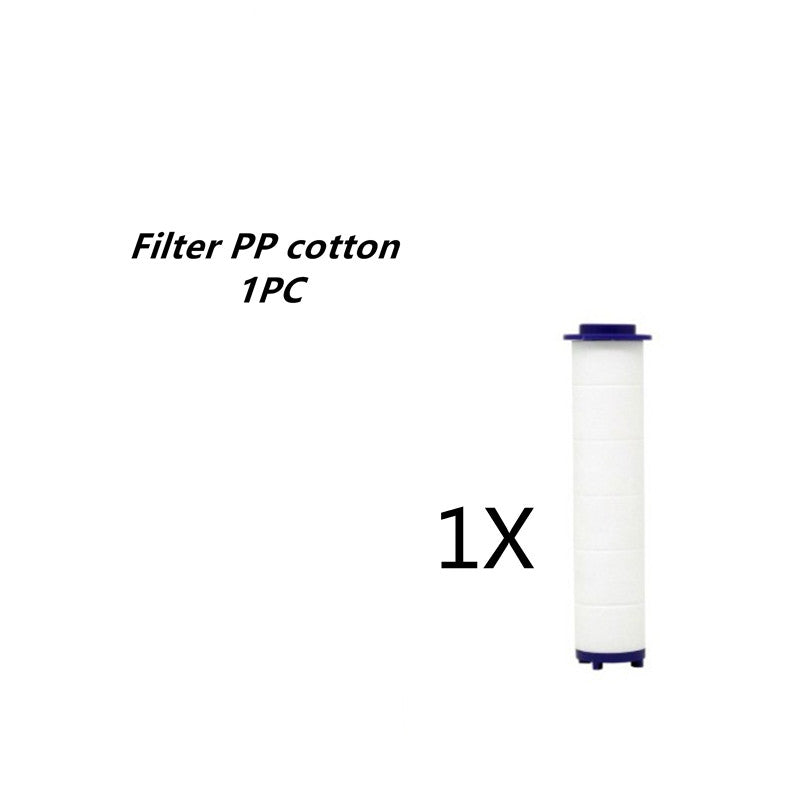 Propellergetriebener Duschkopf mit Stoptaste und Baumwollfilter, Hochdruck Handbrause mit Turbolader