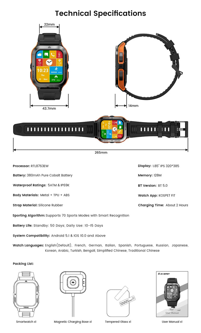 Smart Watch Wasserdichte Intelligente Silikon Uhr