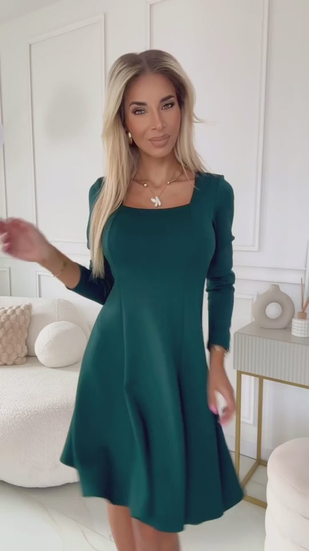 Damen Alltagskleid Minikleid IVANA von Numoco grün Model