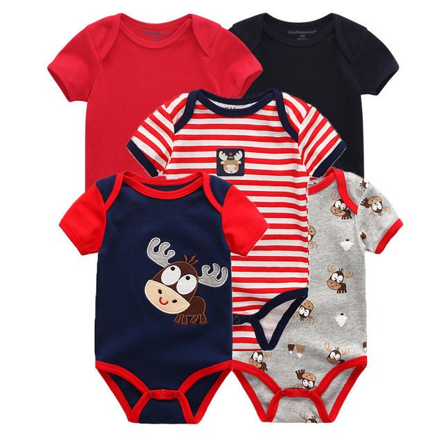 Baby Basic Bodys kurzarm 5-teilig - Amazing Mall