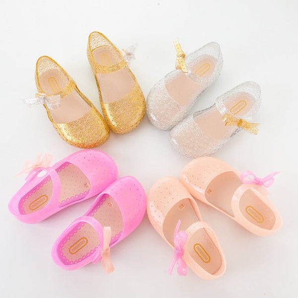 Baby Jelly Glow Schuhe mit Schleife - Amazing Mall