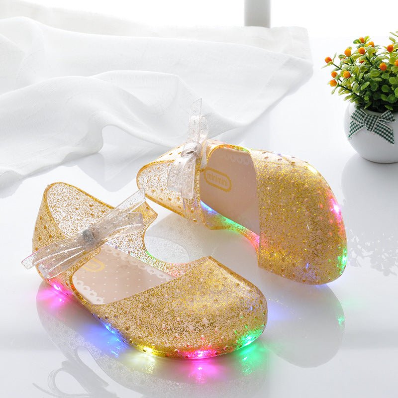 Baby Jelly Glow Schuhe mit Schleife - Amazing Mall