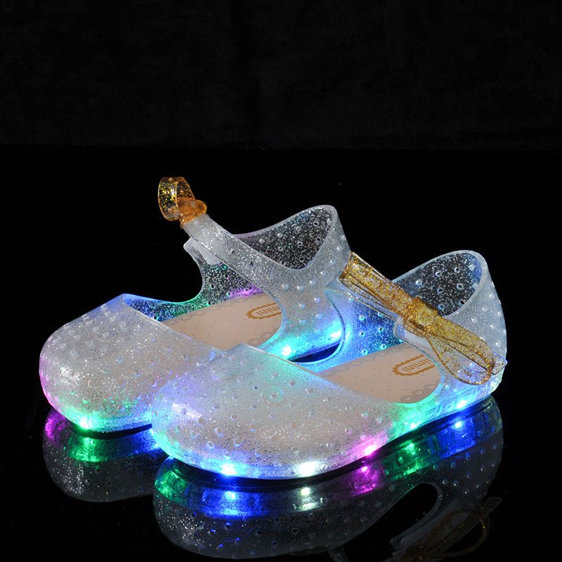 Baby Jelly Glow Schuhe mit Schleife - Amazing Mall