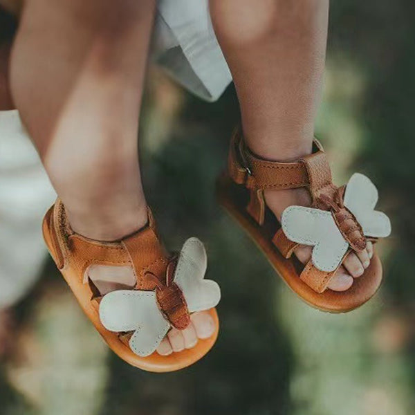 Baby Mädchen Baotou Leder Sandalen - Amazing Mall