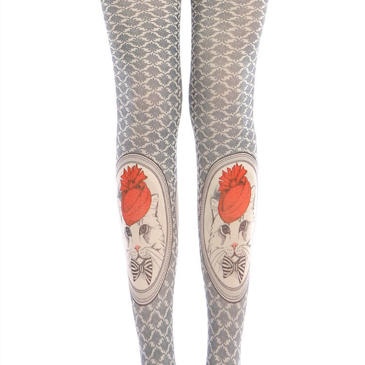 Damen Barock Lolita Strumpfhose Katze - Amazing Mall