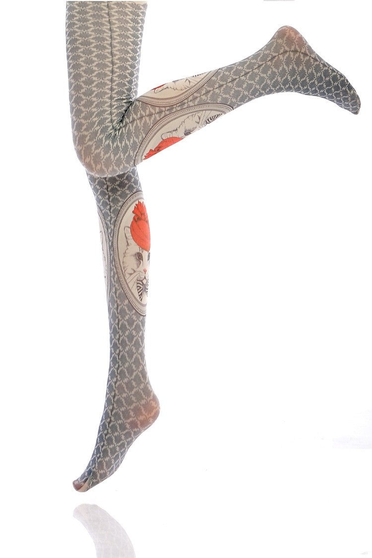 Damen Barock Lolita Strumpfhose Katze - Amazing Mall