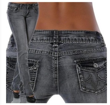 Damen Fashion Design Jeans High Waist & Low Waist, verschiedene Stile - Amazing Mall