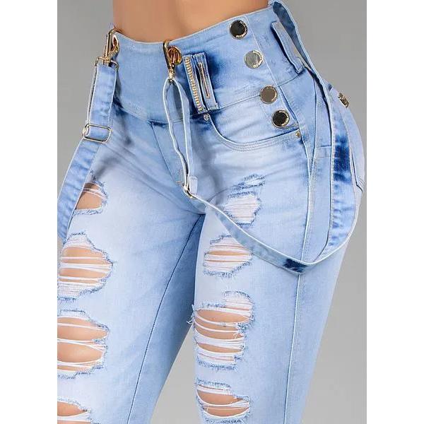 Damen Fashion Design Jeans High Waist & Low Waist, verschiedene Stile - Amazing Mall