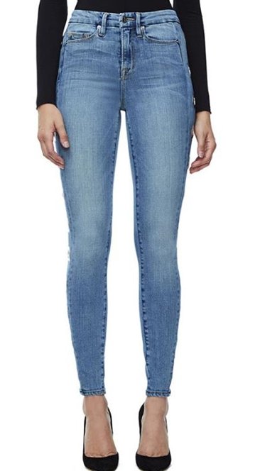 Damen Fashion Jeans mit Ösen Regular Waist - Amazing Mall