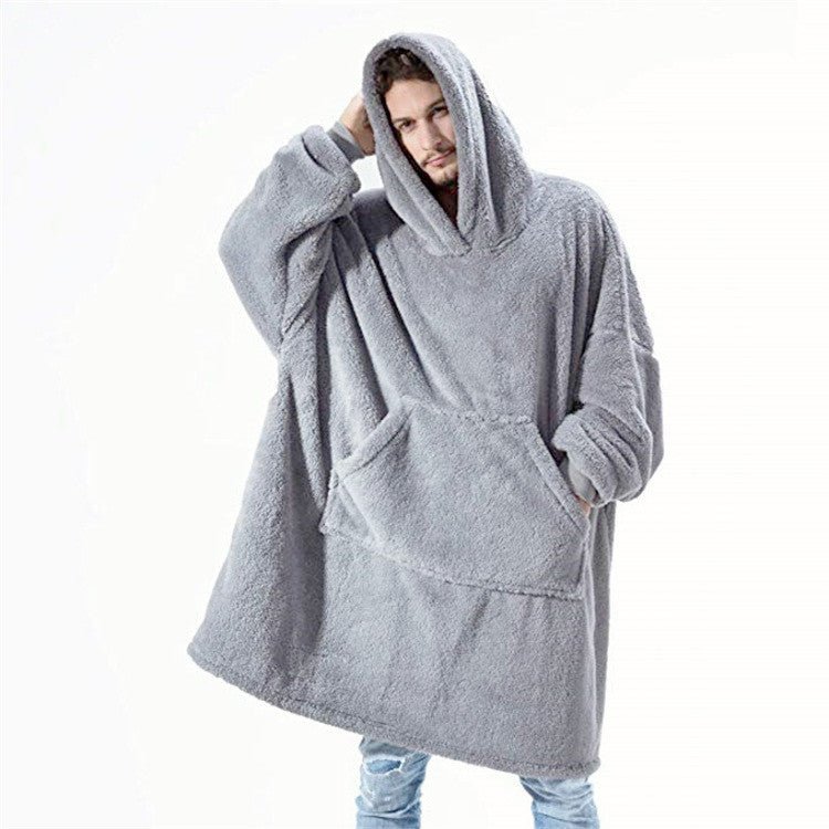 Damen Herren Winter Hoodie mit Kapuze & Kängerutasche - Amazing Mall