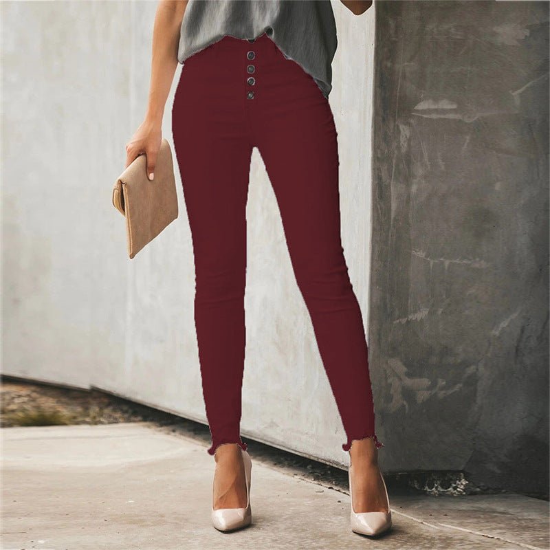 Damen High Waist Hose - Amazing Mall