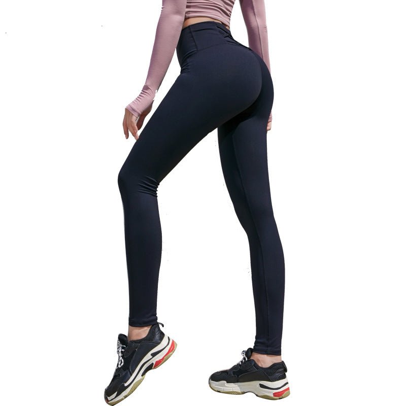 Damen High Waist Leggings mit breitem Bund - Amazing Mall