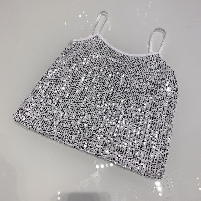 Damen Pailletten Fashion Top - Amazing Mall
