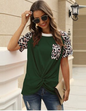 Damen T-Shirt im Leo Look - Amazing Mall