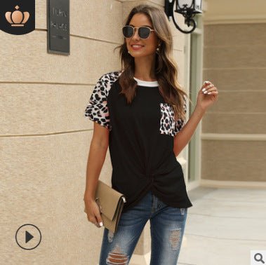 Damen T-Shirt im Leo Look - Amazing Mall