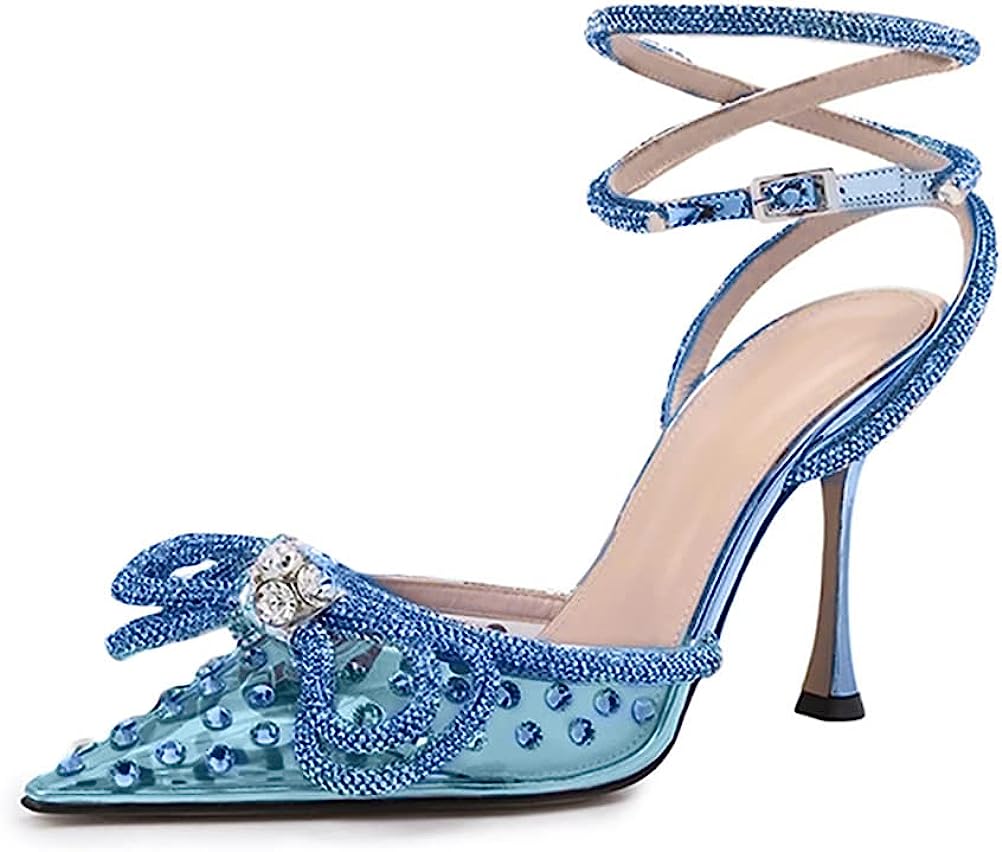 Damen Transparente Strass Stiletto - Amazing Mall