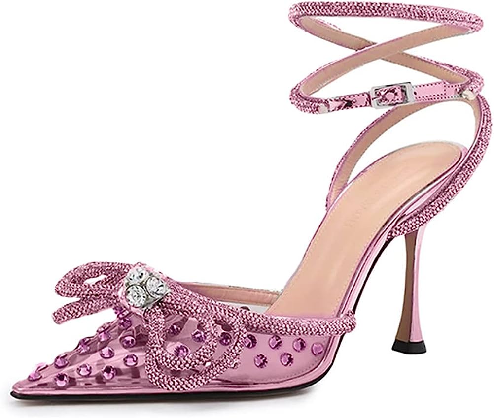 Damen Transparente Strass Stiletto - Amazing Mall