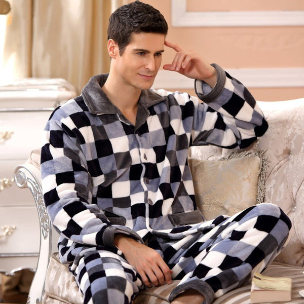 Herren Fashion Flanell Pyjama - Amazing Mall