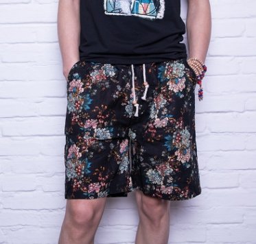 Herren Florale Leinen Shorts - Amazing Mall