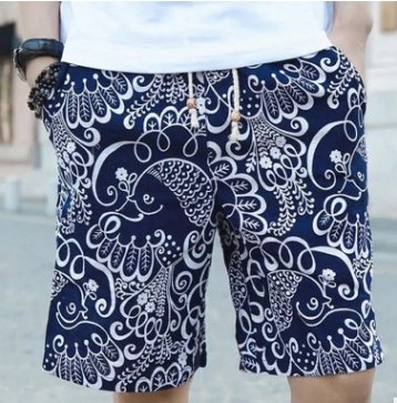 Herren Florale Leinen Shorts - Amazing Mall