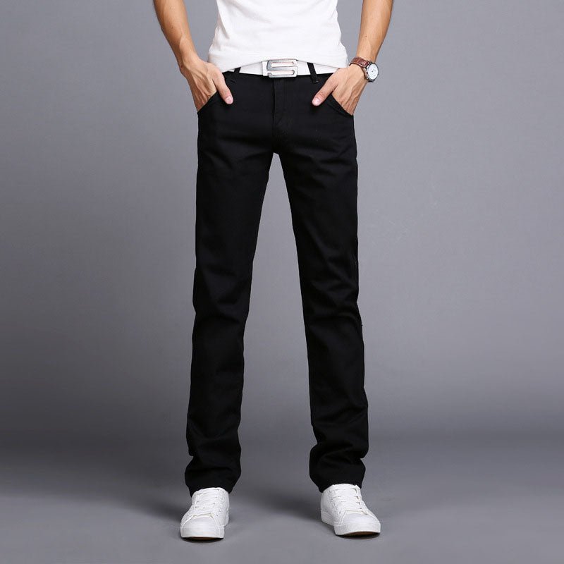 Herren Gerade schmale Jeans Hose - Amazing Mall