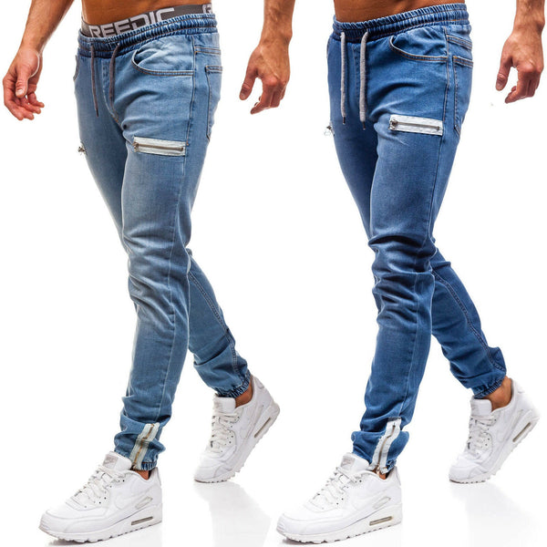 Herren High Waist Skinny Denim Jeans - Amazing Mall