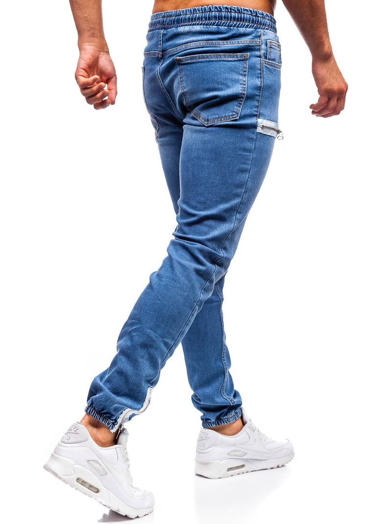 Herren High Waist Skinny Denim Jeans - Amazing Mall