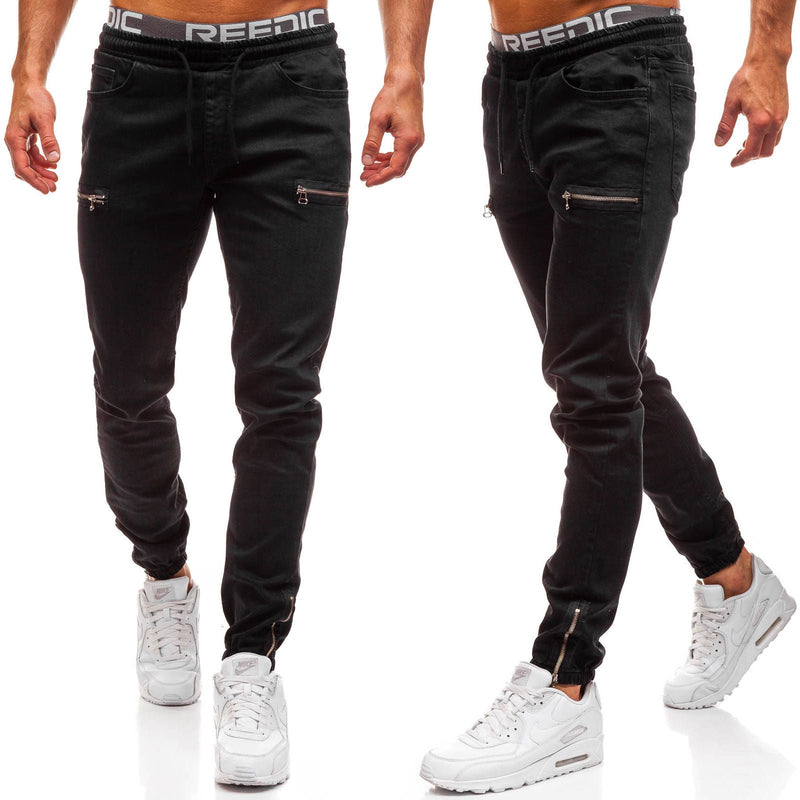 Herren High Waist Skinny Denim Jeans - Amazing Mall