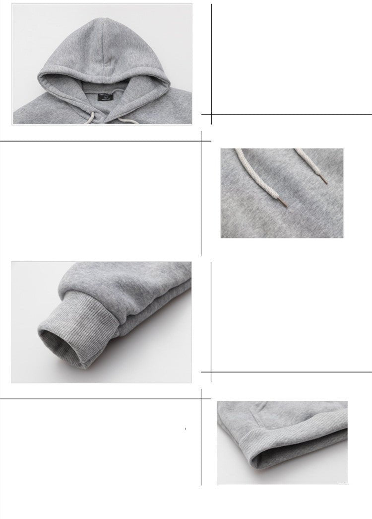 Herren Hoodie Plus-Fleece Kapuzenpullover - Amazing Mall