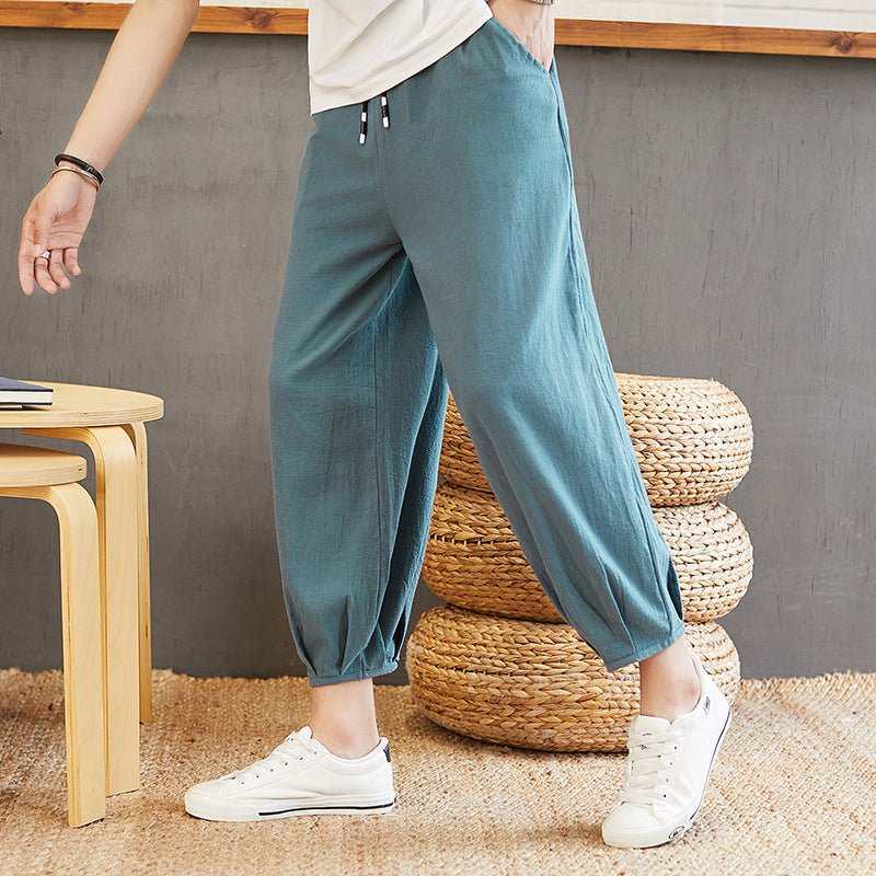 Herren Lockere Leinen Loungewear Hose - Amazing Mall