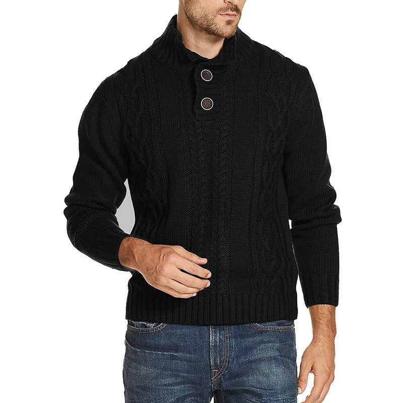 Herren Mode Pullover einfarbig - Amazing Mall