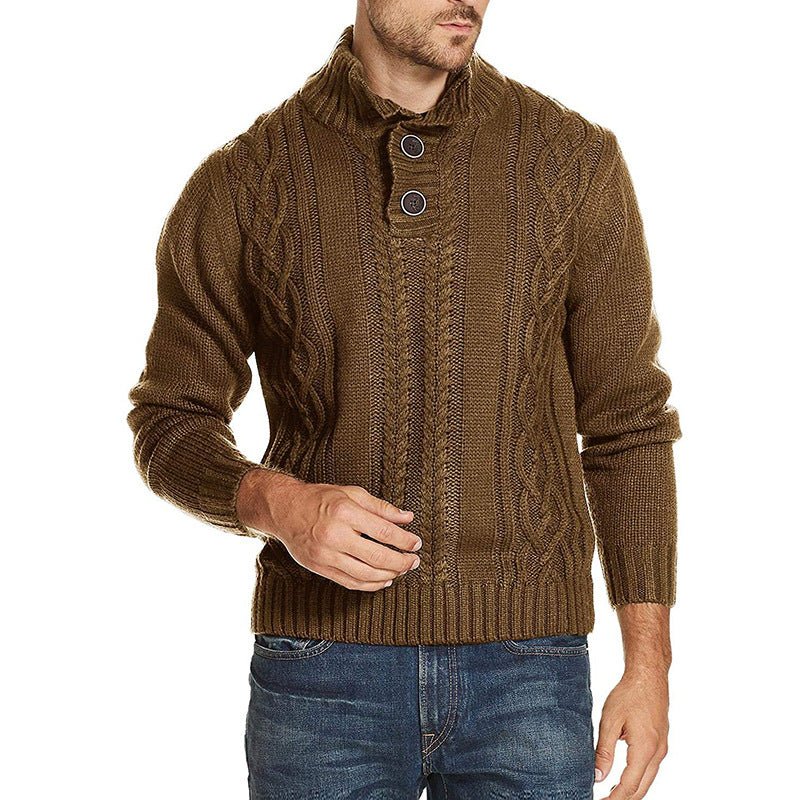 Herren Mode Pullover einfarbig - Amazing Mall