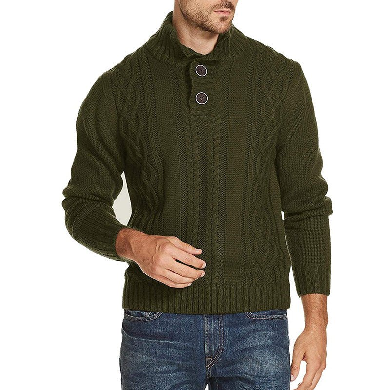 Herren Mode Pullover einfarbig - Amazing Mall