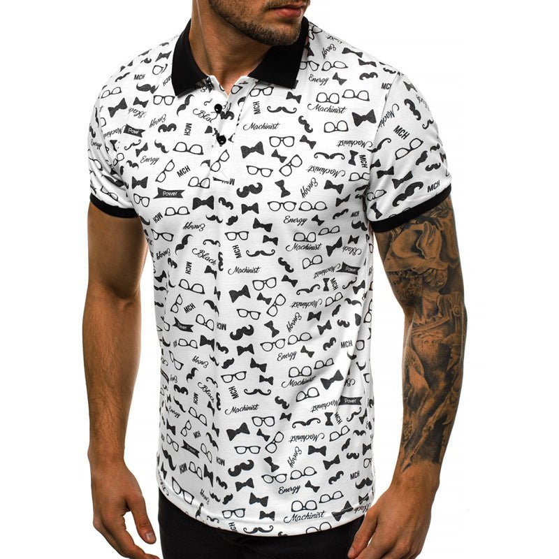 Herren POLO T-Shirt Bedruckt - Amazing Mall