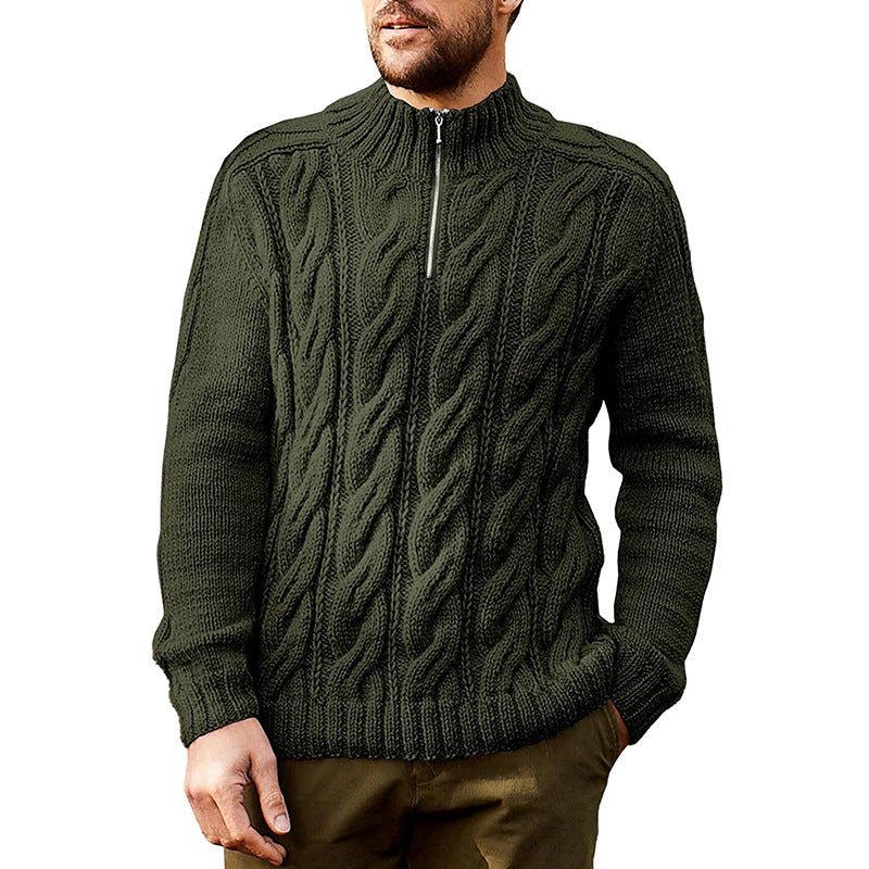 Herren Pullover mit Stehkragen - Amazing Mall