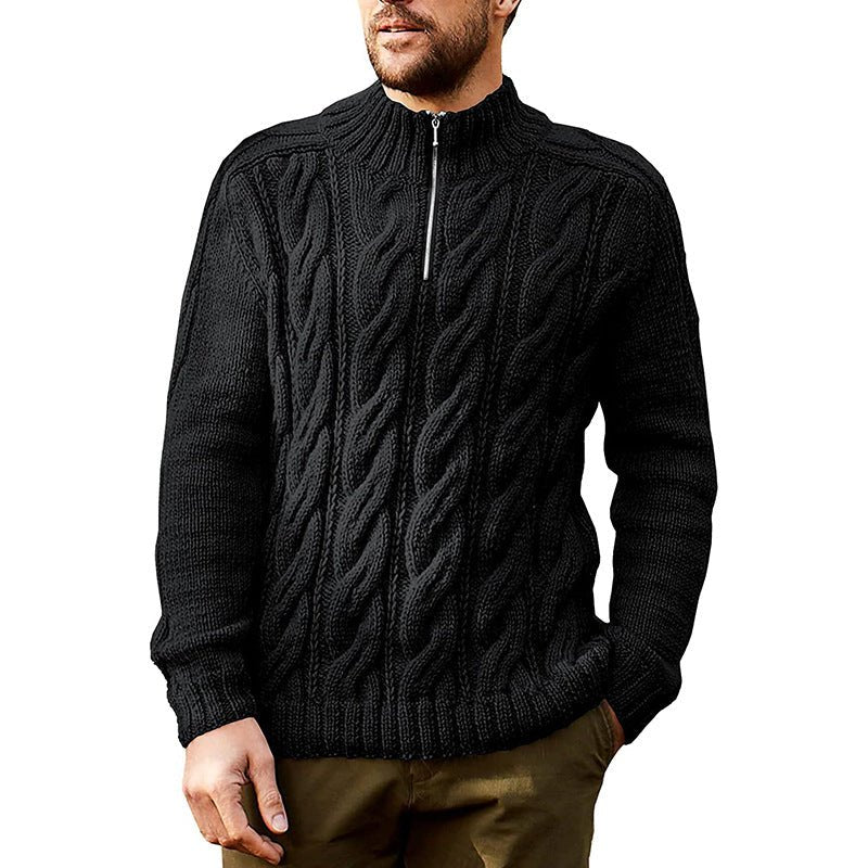 Herren Pullover mit Stehkragen - Amazing Mall