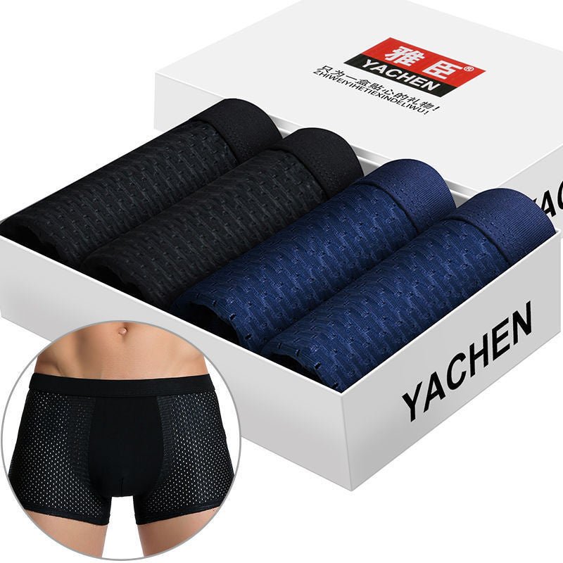 Herren Seidige Boxer Shorts 4 Stk. - Amazing Mall