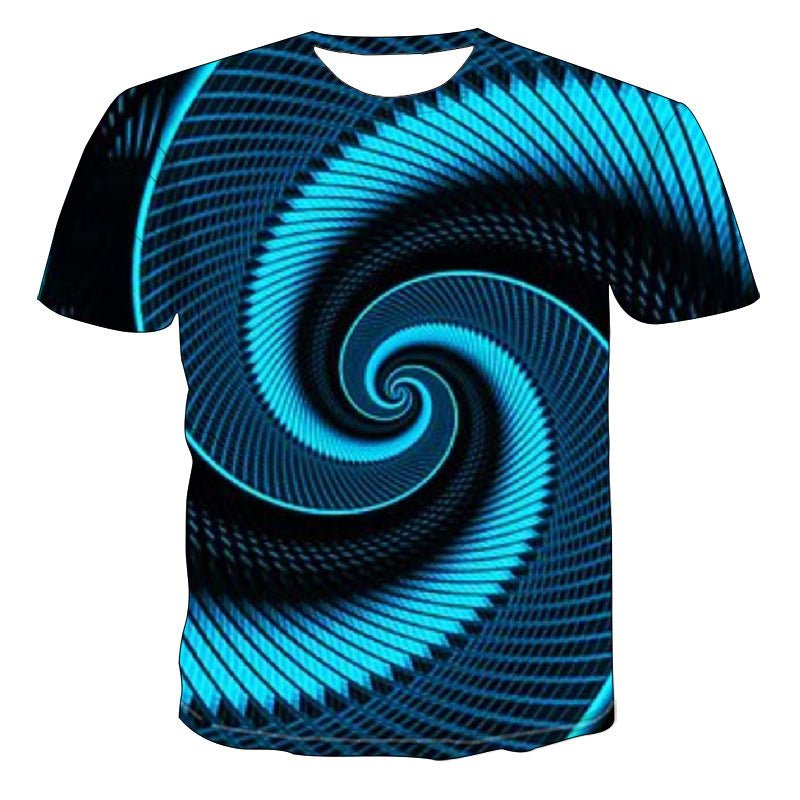 Herren T-Shirt mit Digital Druck Atmungsaktiv - Amazing Mall