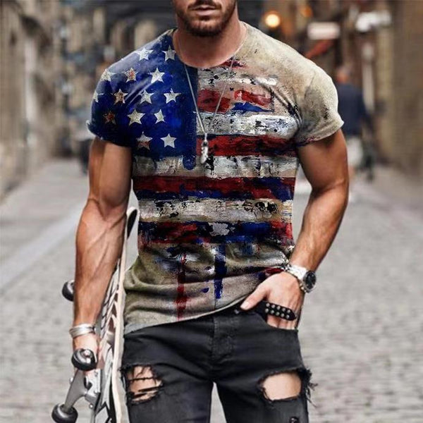 Herren Vintage T-Shirt Streetwear - Amazing Mall