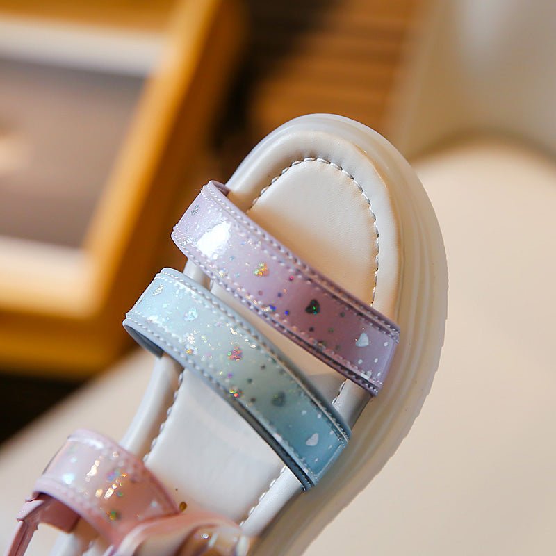 Mädchen Leder Sandalen mit weicher Sohle - Amazing Mall