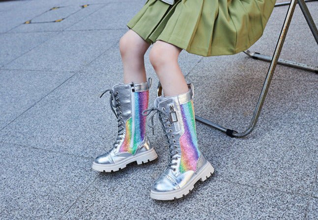 Mädchen Stiefel mit weicher Sohle im britischen Stil - Amazing Mall